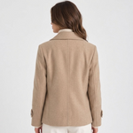 Nora Cropped Double-Breasted Coat – view 3