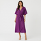 Octavia Wrap-Neck Tie-Waist Midi Dress – view 11
