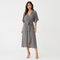 Octavia Wrap-Neck Tie-Waist Midi Dress – view 8