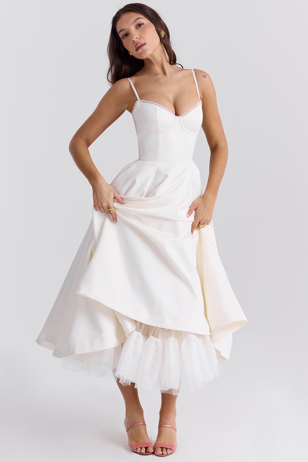 Odette Tulle Maxi Dress – view 11
