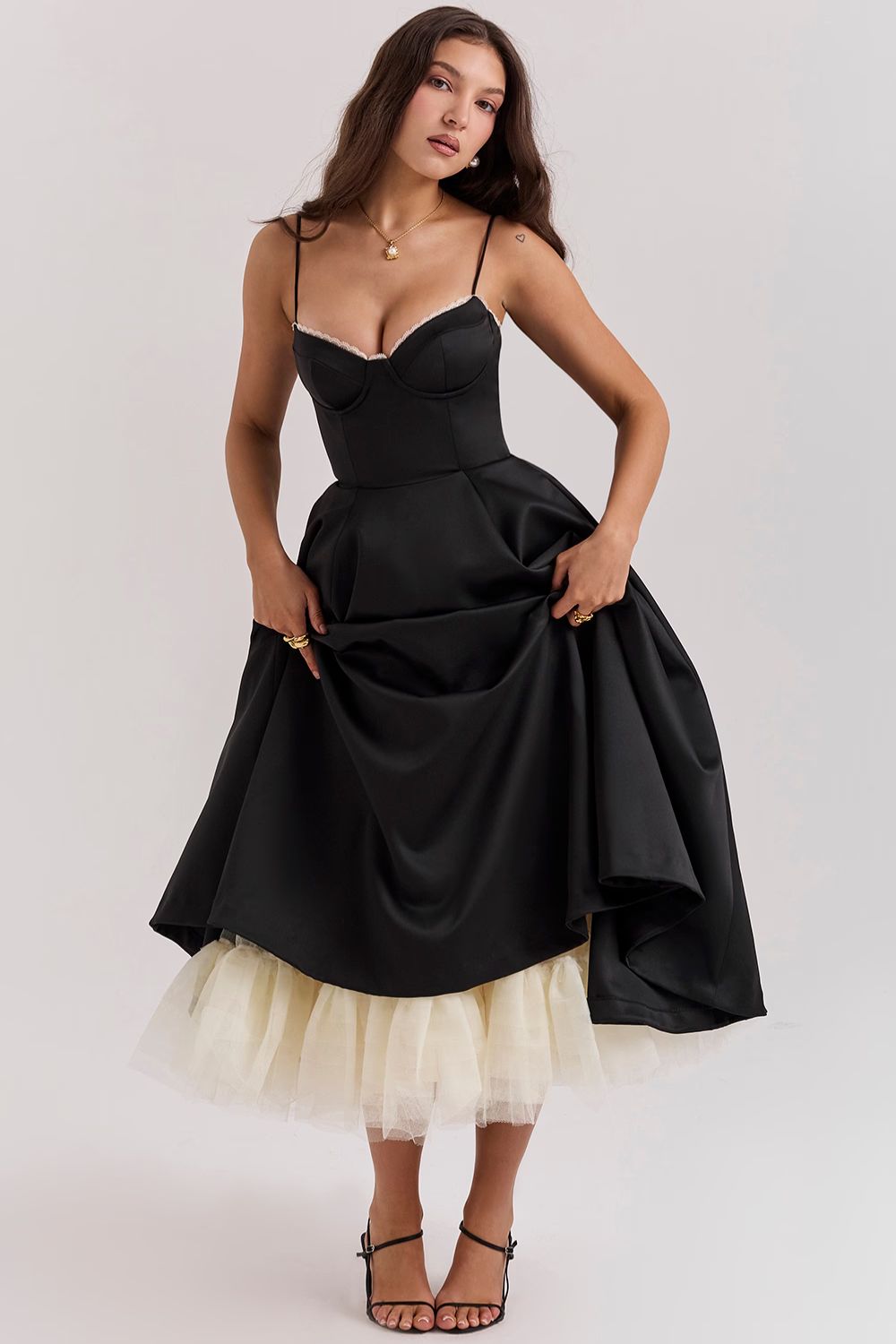 Odette Tulle Maxi Dress – view 16