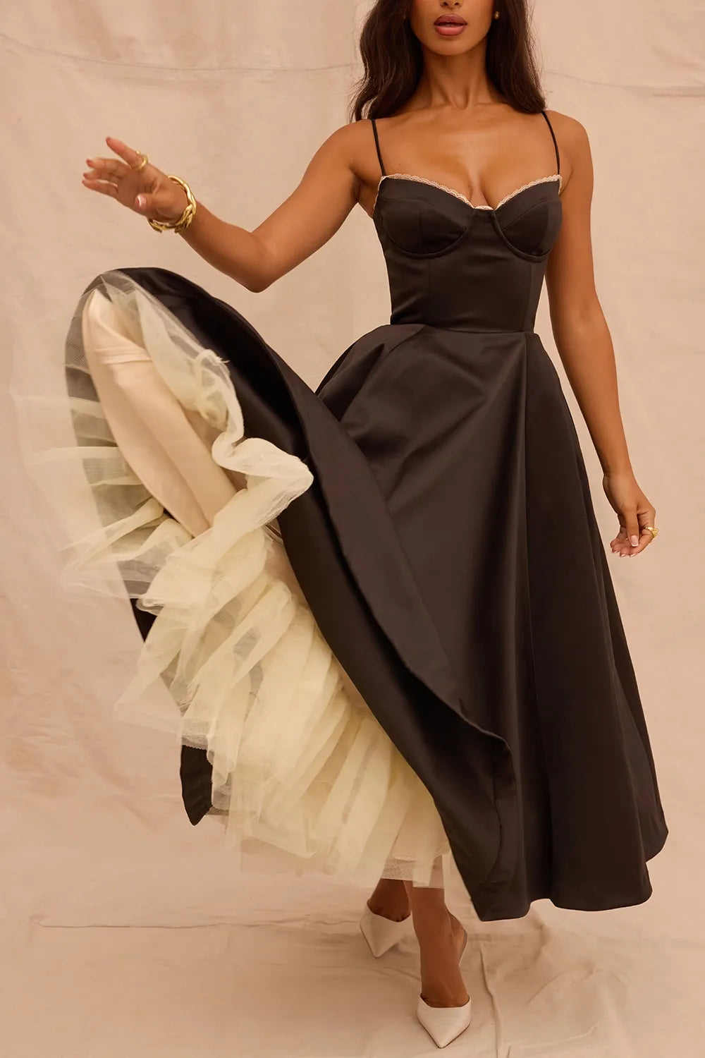 Odette Tulle Maxi Dress – view 18