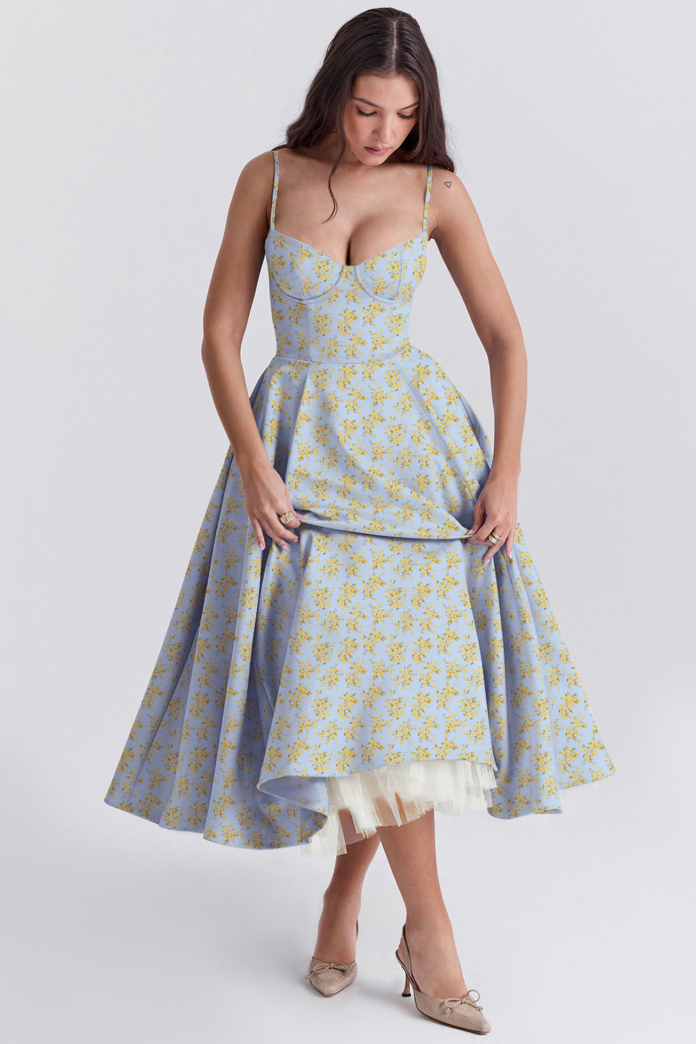 Odette Tulle Maxi Dress – view 26