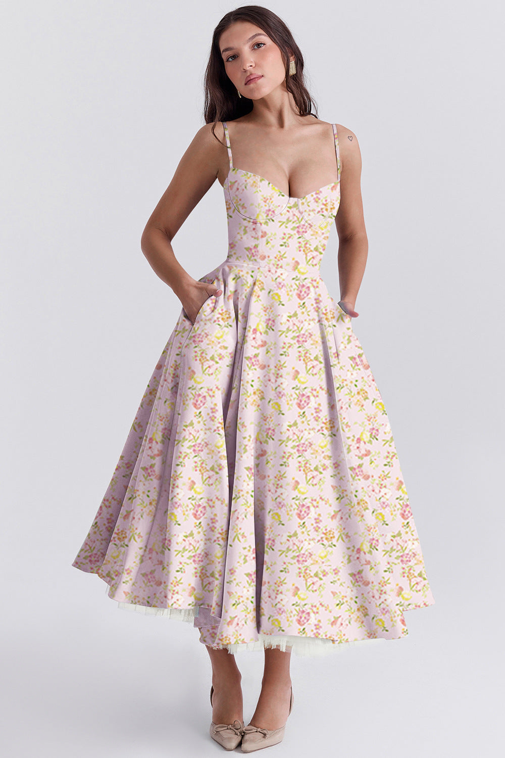 Odette Tulle Maxi Dress – view 29