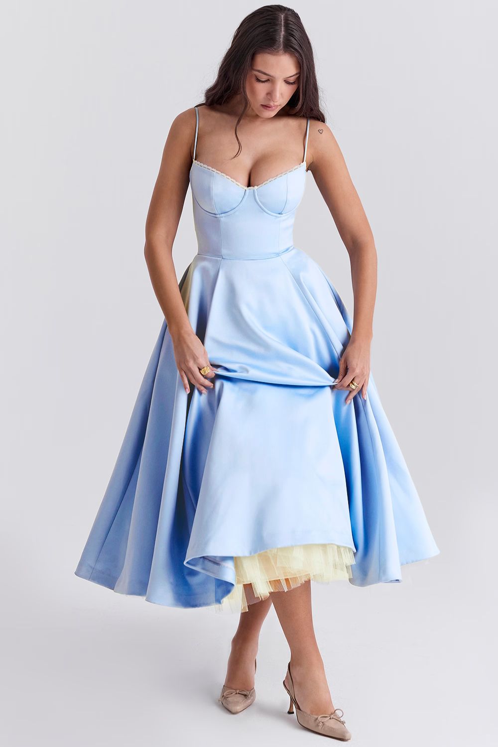 Odette Tulle Maxi Dress – view 5