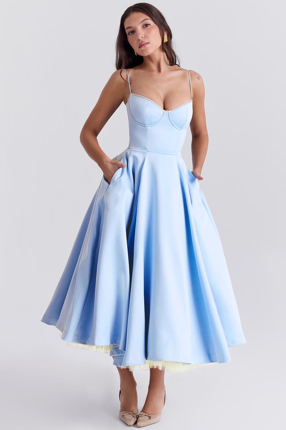 Odette Tulle Maxi Dress – view 6