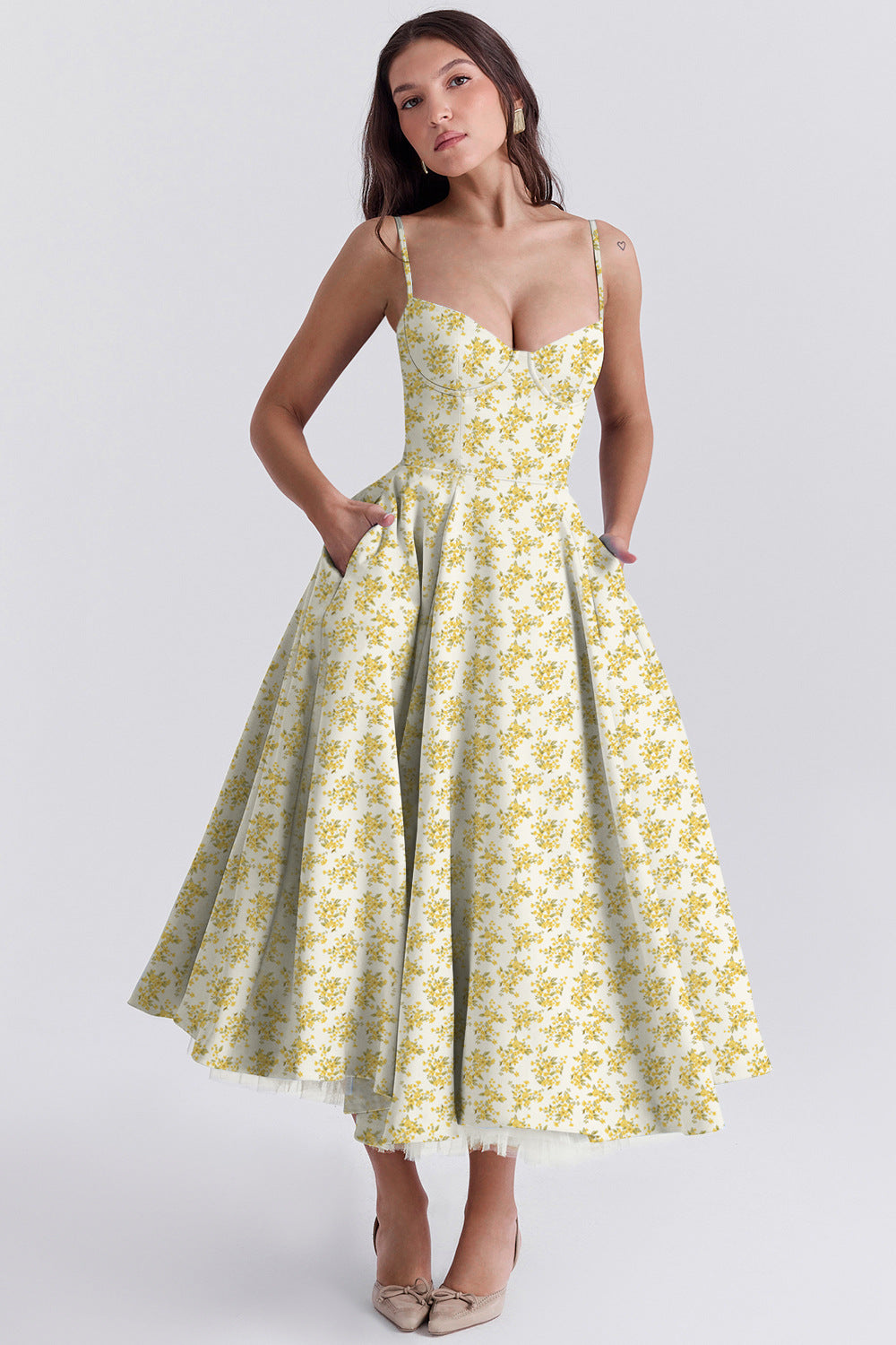 Odette Tulle Maxi Dress – view 8