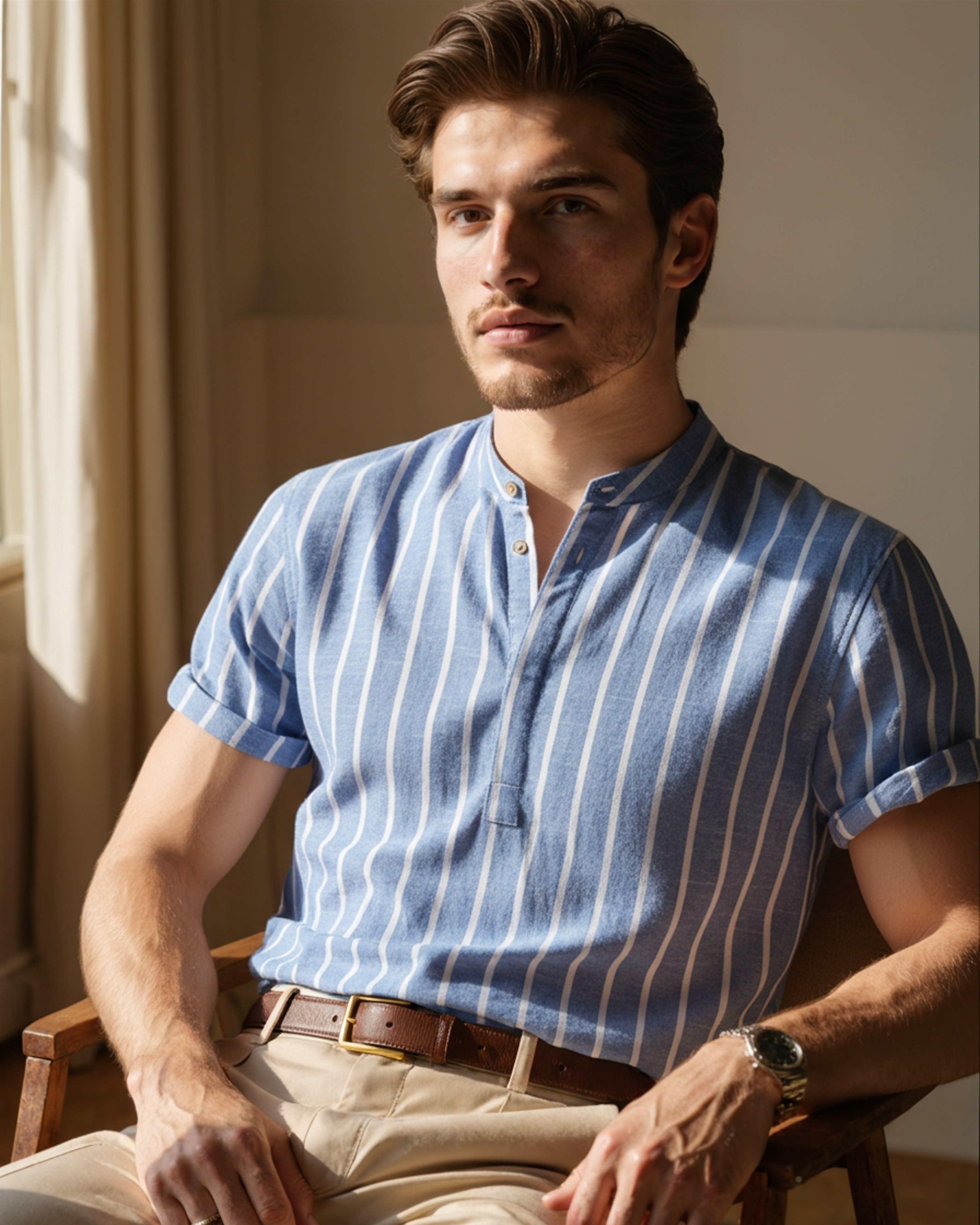 Oxford Nautical Polo Shirt – view 3