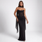 Paloma Cowl Neck Draped Maxi Dress – view 14