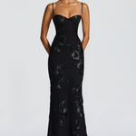 Penelope 3D Floral Maxi Dress – view 12