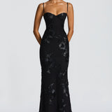 Penelope 3D Floral Maxi Dress – view 12