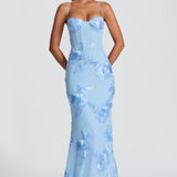 Penelope 3D Floral Maxi Dress – view 13