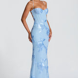 Penelope 3D Floral Maxi Dress – view 16