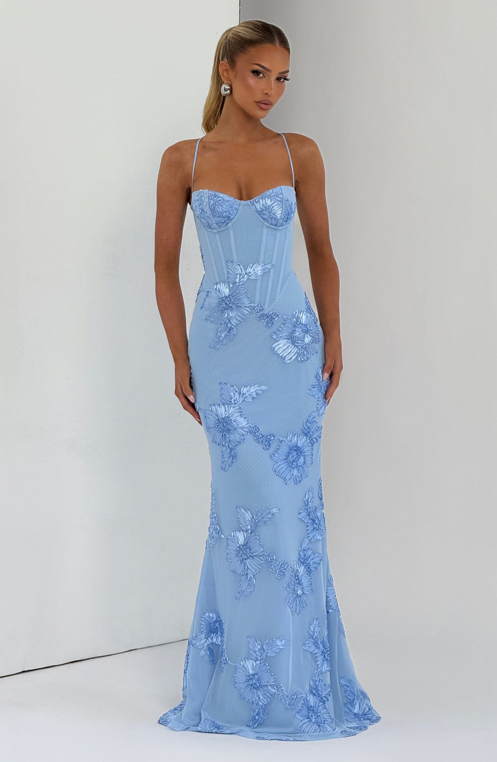 Penelope 3D Floral Maxi Dress – view 17