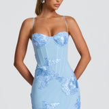 Penelope 3D Floral Maxi Dress – view 18