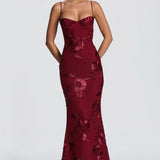 Penelope 3D Floral Maxi Dress – view 19