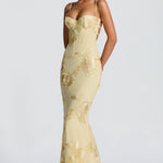 Penelope 3D Floral Maxi Dress – view 2