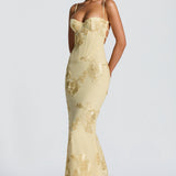 Penelope 3D Floral Maxi Dress – view 2