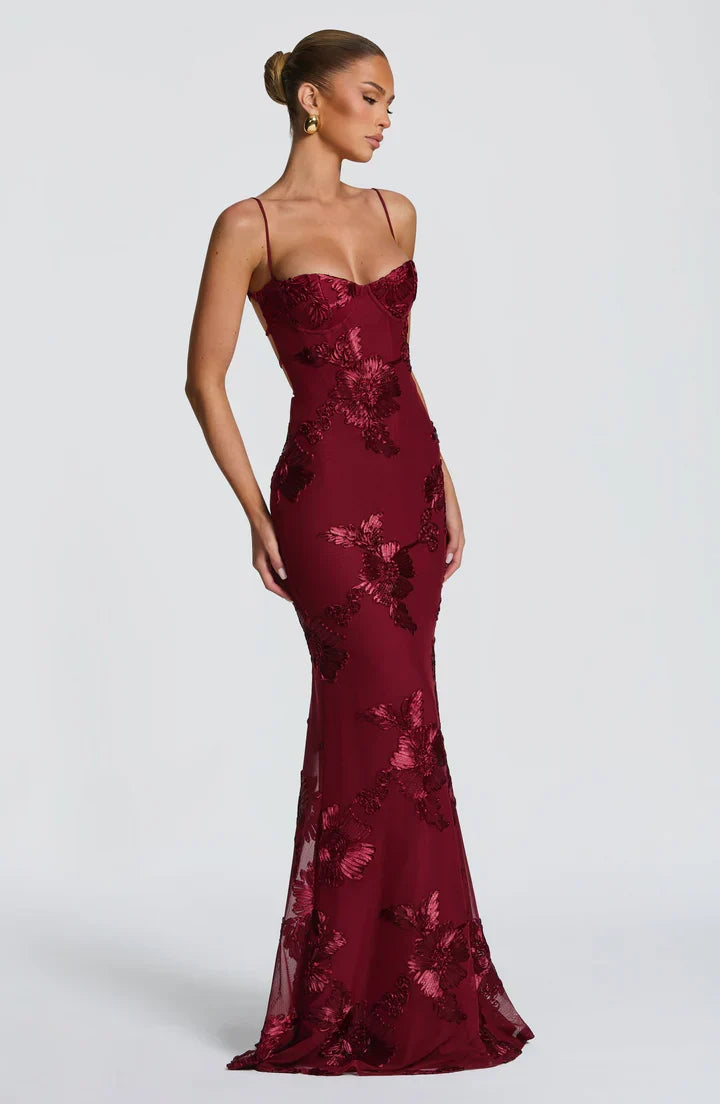 Penelope 3D Floral Maxi Dress – view 21