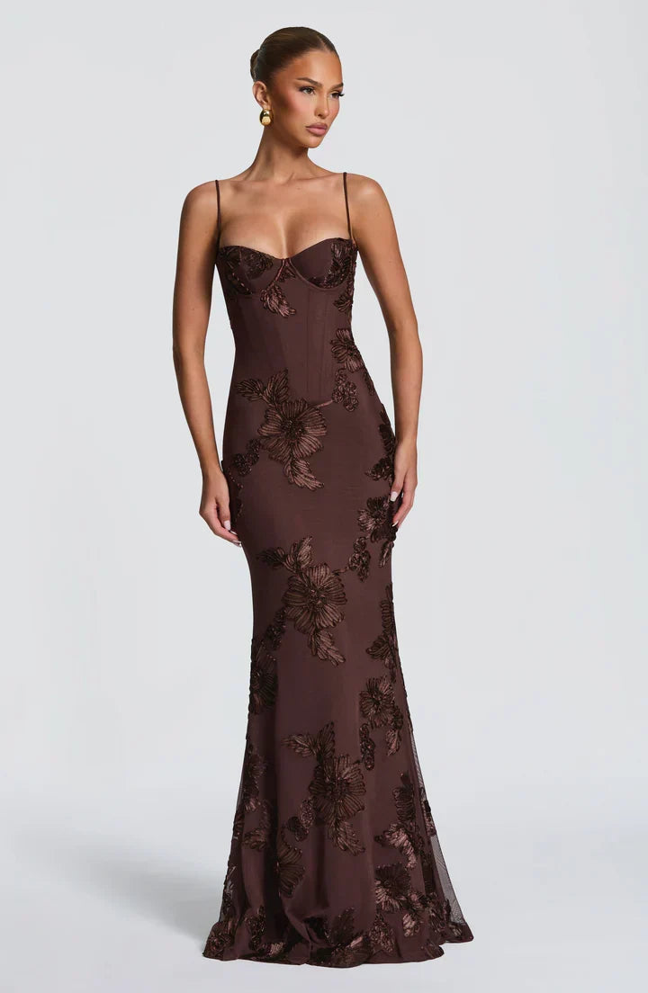 Penelope 3D Floral Maxi Dress – view 24
