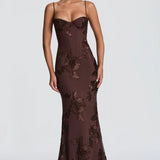 Penelope 3D Floral Maxi Dress – view 24