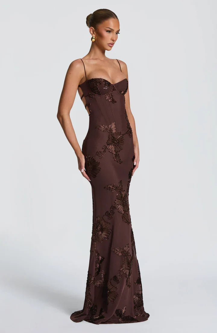 Penelope 3D Floral Maxi Dress – view 25