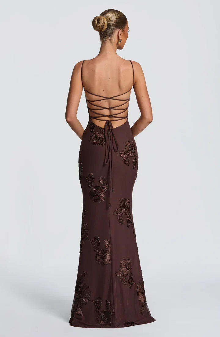 Penelope 3D Floral Maxi Dress – view 27