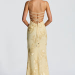 Penelope 3D Floral Maxi Dress – view 4