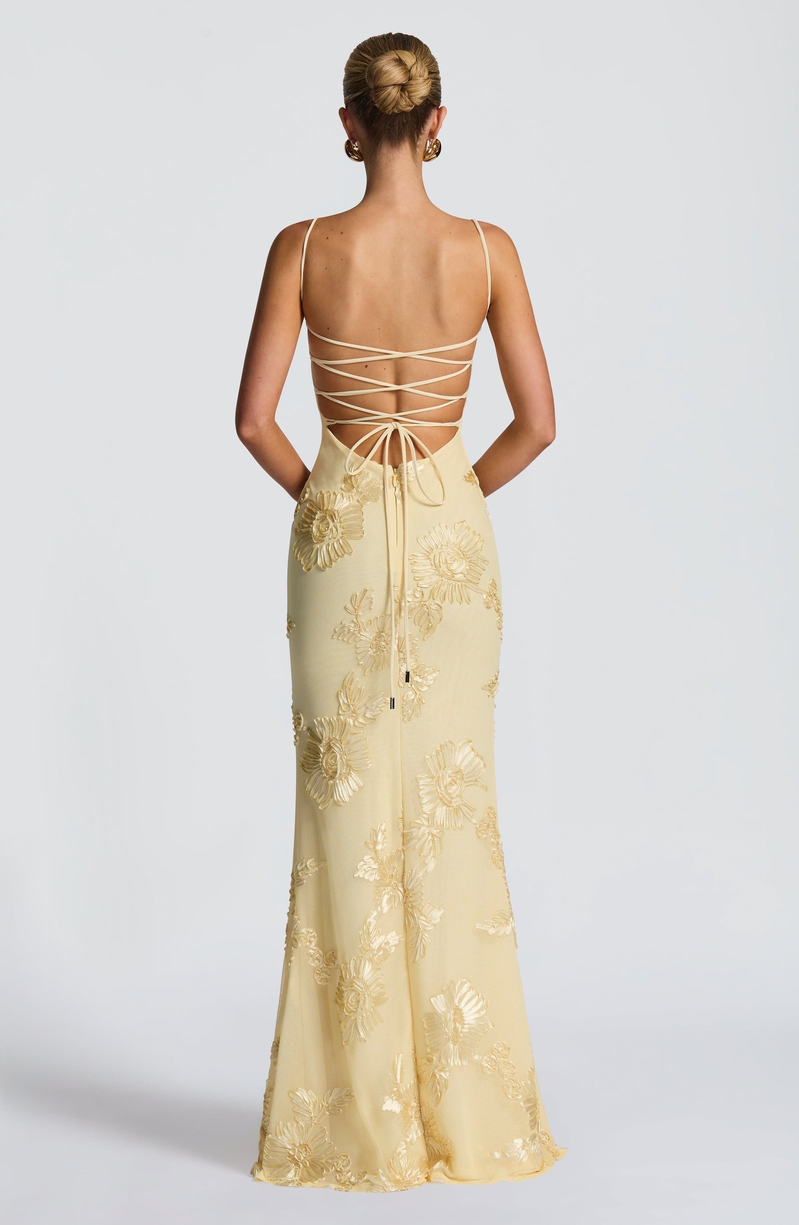 Penelope 3D Floral Maxi Dress – view 4
