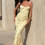Penelope 3D Floral Maxi Dress – view 6