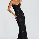 Penelope 3D Floral Maxi Dress – view 8
