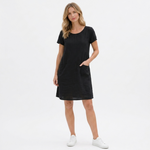 Phoebe Linen-Look Pocket Mini Dress – view 7