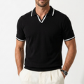 Lacey & Brooks | Portofino Contrast-Tipped Knit Polo