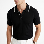Portofino Contrast-Tipped Knit Polo – view 3