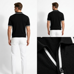 Portofino Contrast-Tipped Knit Polo – view 5