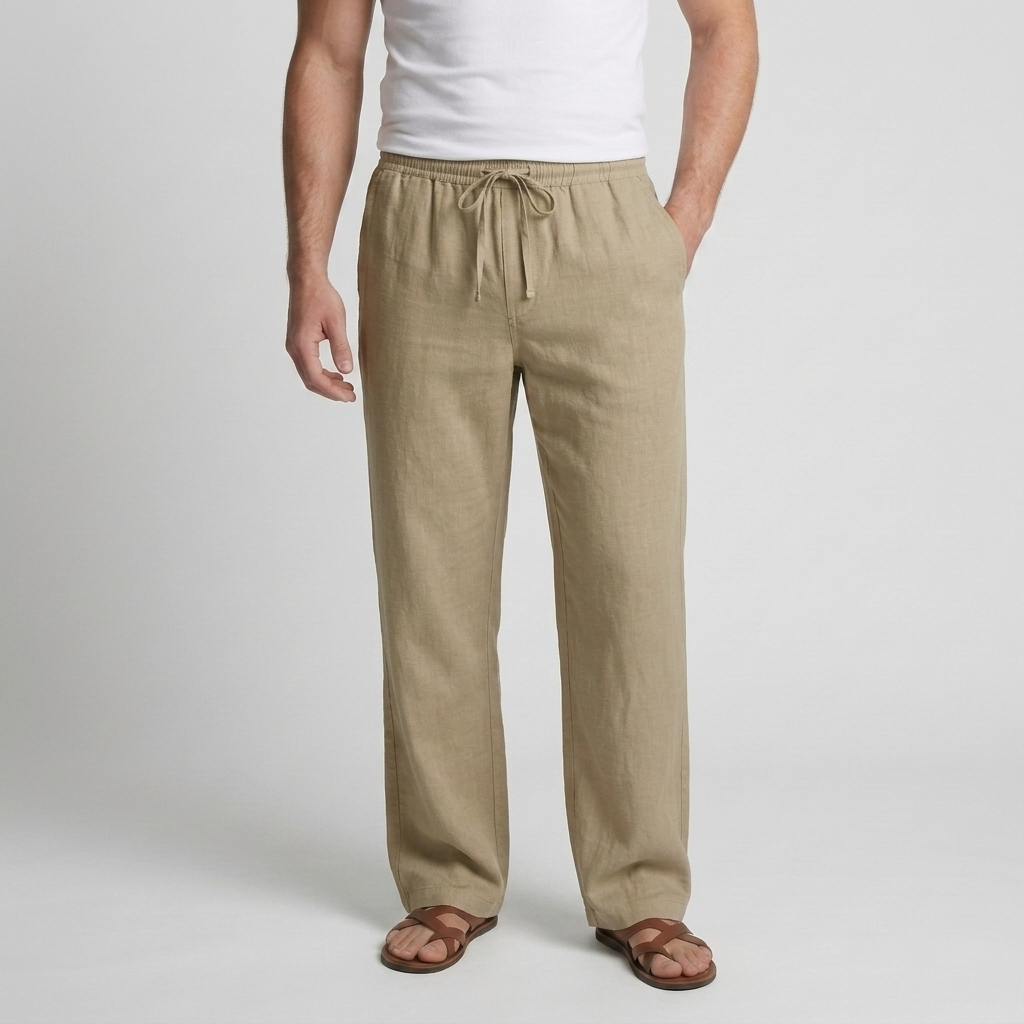 Positano Linen Lounge Trousers – view 6