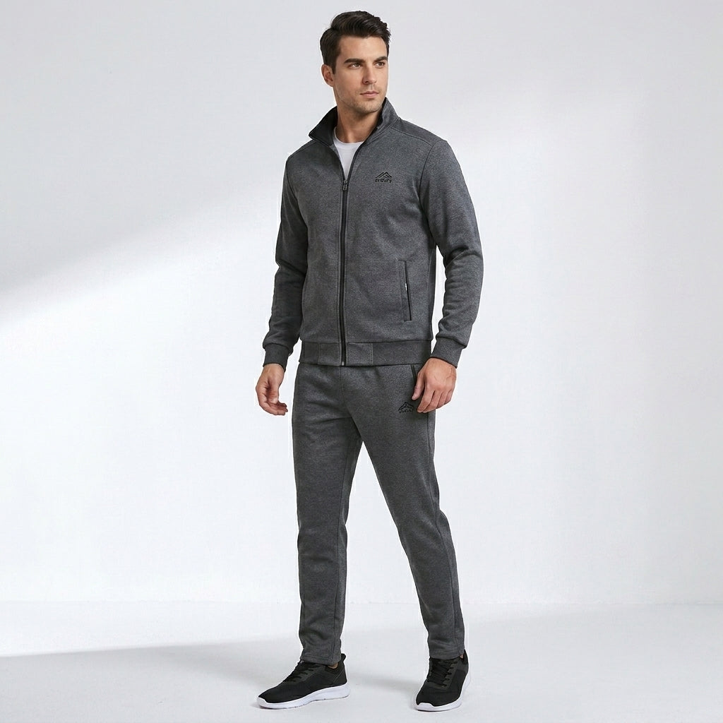 Preston High-Collar Zip Tracksuit – view 3