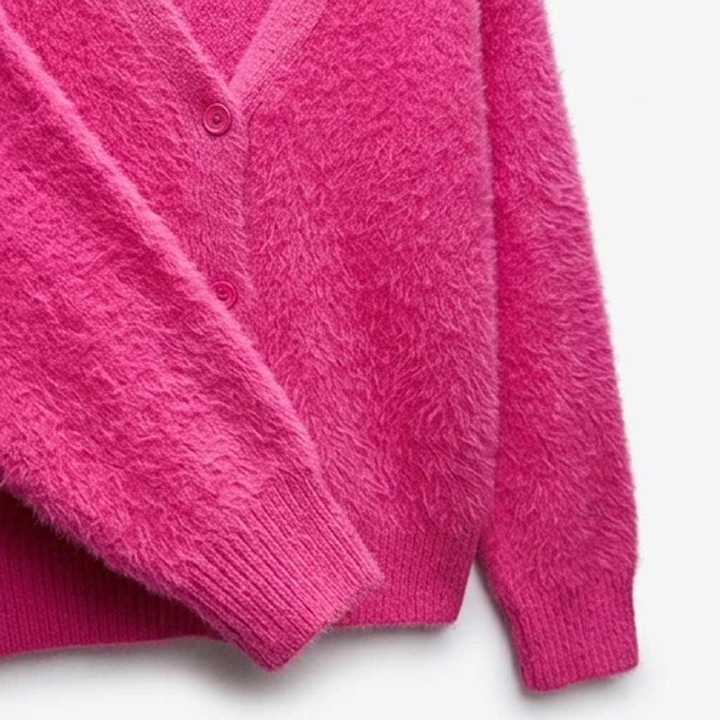 Priya Fluffy V-Neck Cardigan – view 9