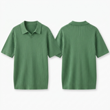 Quincy Ribbed Knit Polo Shirt – view 10