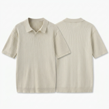 Quincy Ribbed Knit Polo Shirt – view 11