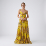 Raina Floral Open Back Maxi Dress – view 11