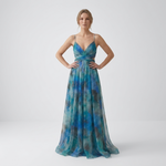 Raina Floral Open Back Maxi Dress – view 14