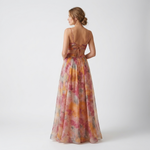 Raina Floral Open Back Maxi Dress – view 4