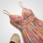 Raina Floral Open Back Maxi Dress – view 7