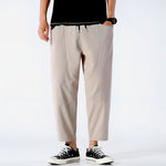 Raleigh Cropped Cotton-Linen Trousers – view 13