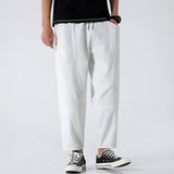 Raleigh Cropped Cotton-Linen Trousers – view 14