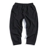 Raleigh Cropped Cotton-Linen Trousers – view 15
