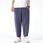 Raleigh Cropped Cotton-Linen Trousers – view 4
