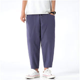 Raleigh Cropped Cotton-Linen Trousers – view 4