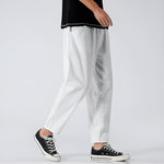Raleigh Cropped Cotton-Linen Trousers – view 5